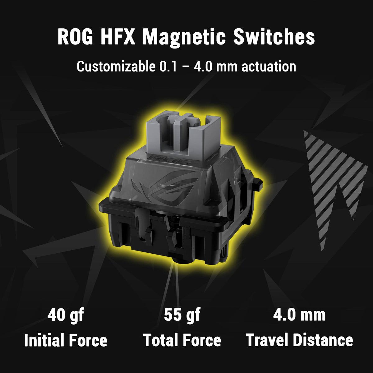ASUS - ROG Falchion Ace 65% Wired Gaming Keyboard with ROG HFX Magnetic Switches and Rapid Trigger Toggle - ZywOo Edition