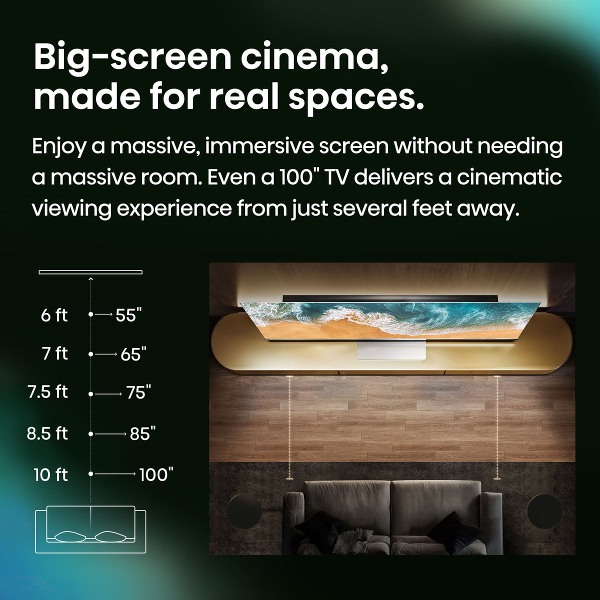 Hisense - 85" Class UR8 RGB MiniLED Series UHD 4K HDR Smart Google TV (2026)