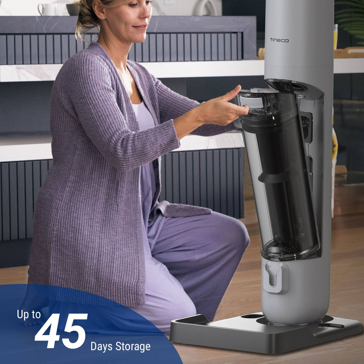 Tineco - GO Station Cordless Stick Vac AutoEmpty - Gray