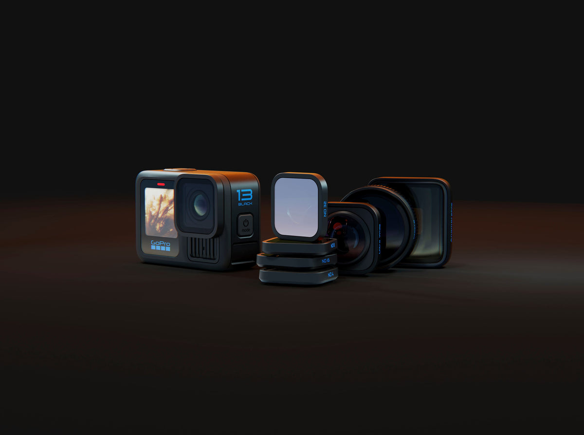 GoPro - HERO13 Black Action Camera + HB-Series Lens Collection - Black