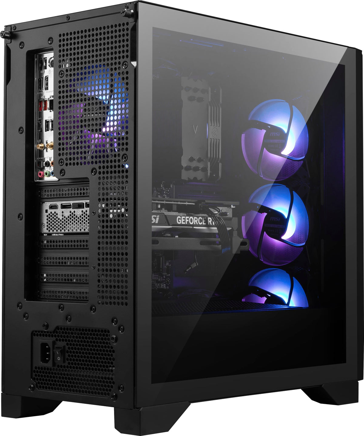 MSI - Aegis Z2 Gaming Desktop - AMD Ryzen R7-8700F 2024 - 16GB Memory - NVIDIA GeForce RTX 5060 - 2TB Storage - Black