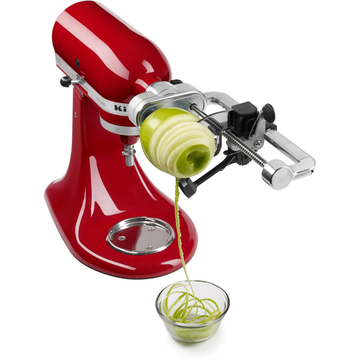 Spiralizer (Peel, Core & Slice) Attachment for KitchenAid Stand Mixers - Stainless Steel