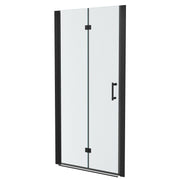Fold Frameless Shower Door With Tempered Glass