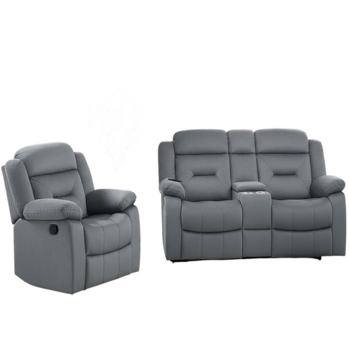 Juego de sala contemporáneo con brazos de almohada y soporte para la cabeza