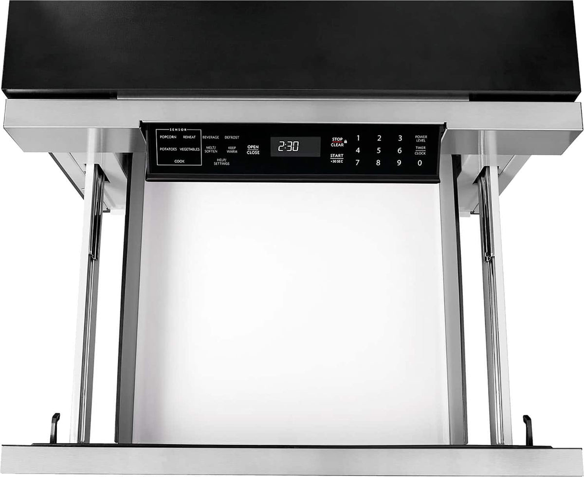 Sharp - 1.2 Cu. Ft. Built-in Microwave Drawer with Sensor Cooking - Stainless Steel