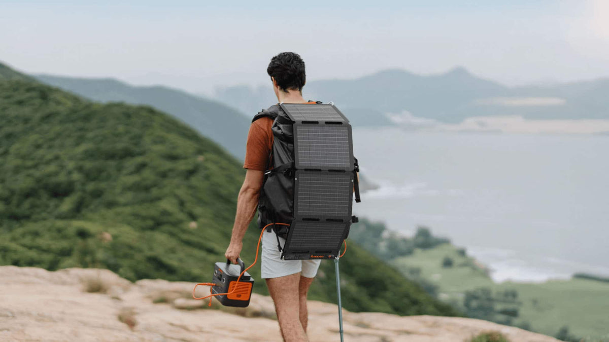 Jackery - SolarSaga 40 Air Ultra Light Solar Panel - Black