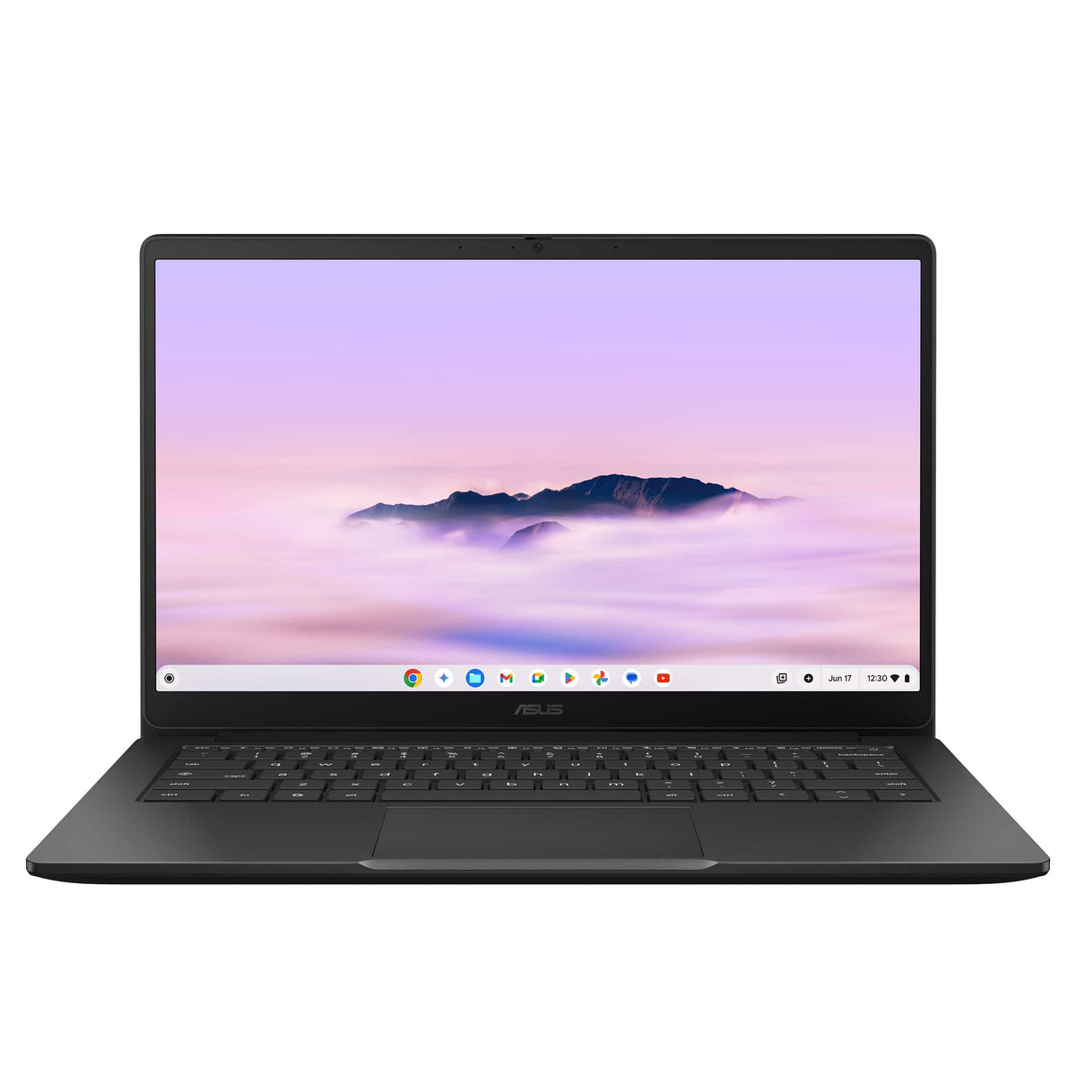 ASUS - CX14 14" FHD Chromebook Plus Laptop with Google AI - Intel Core 3 (2025) - 8GB Memory - 128GB Storage - Hunter Green
