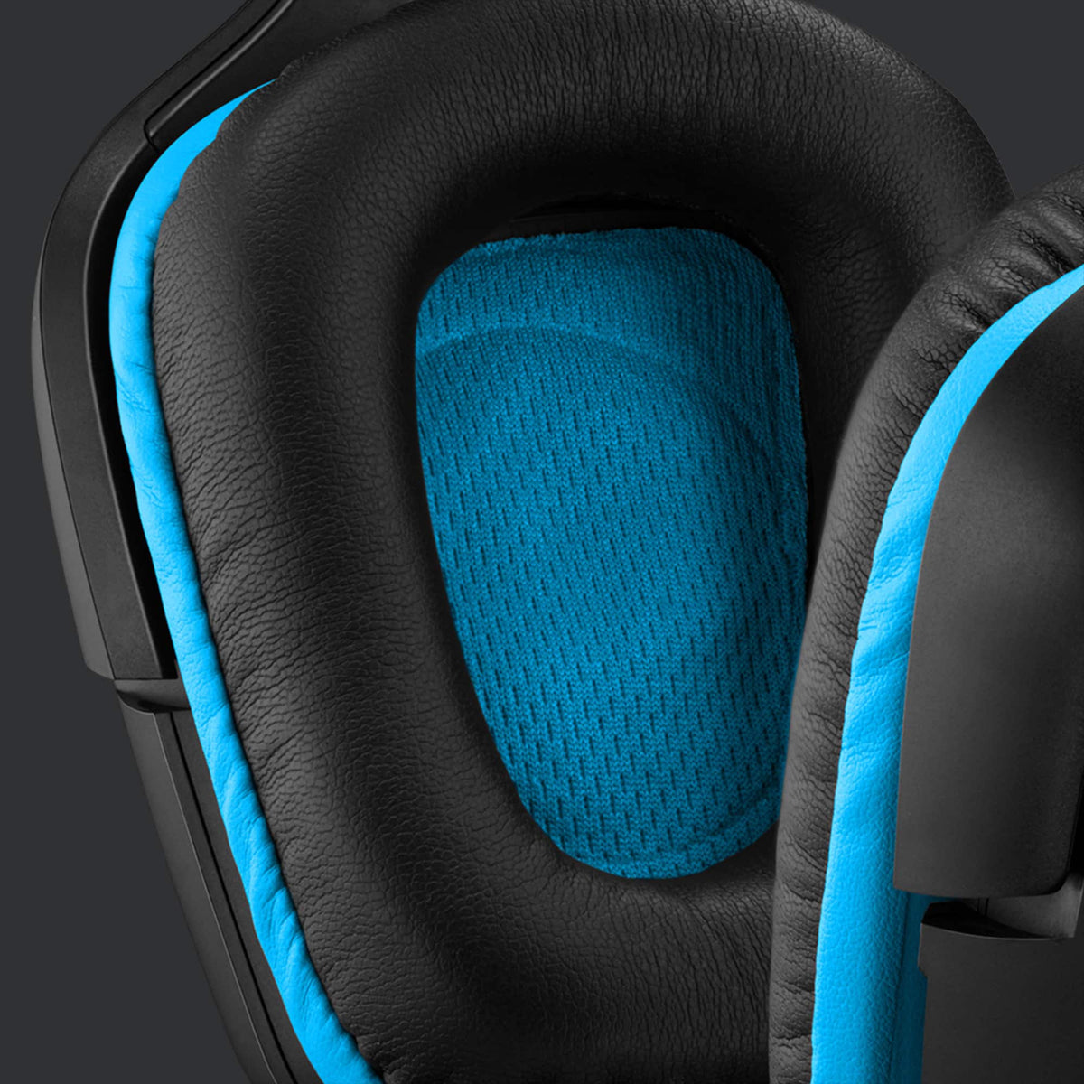 Logitech - G432 Wired Over-the-Ear Gaming Headset for Windows - Black/Blue