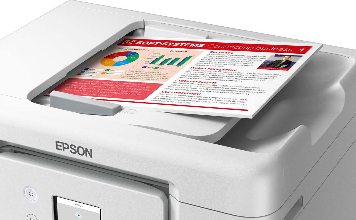 Epson - WorkForce Pro WF-3920 Wireless All-in-One Inkjet Printer - White