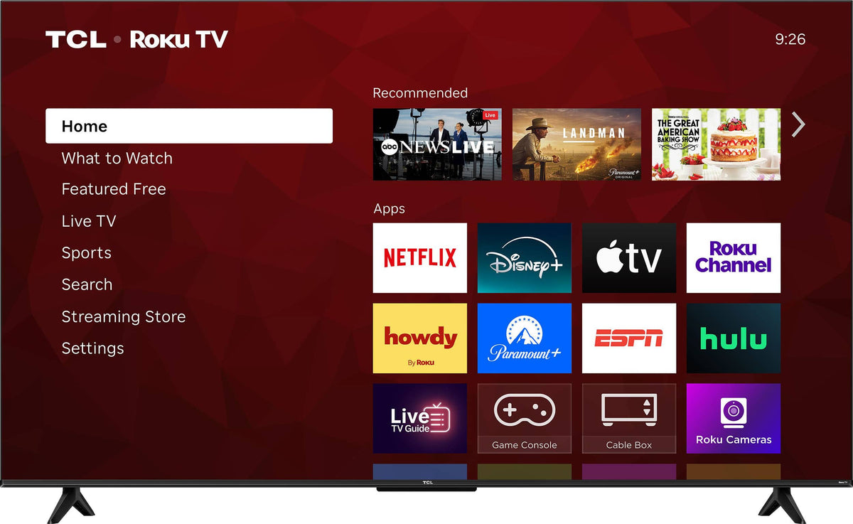 TCL - 55" Class S55LR Series 4K UHD HDR LED Smart TV with Roku TV (2026)