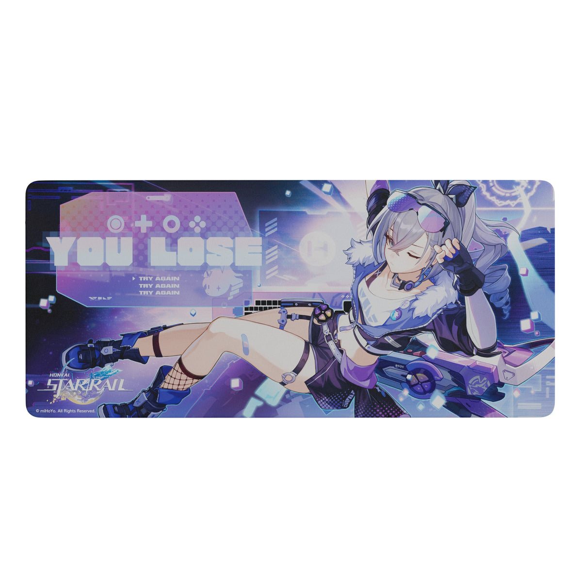 HYTE - Official Star Rail: Silver Wolf Keycap Set and Mouse Pad - Purple