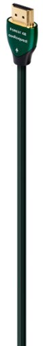 AudioQuest - Forest 48 9.8' 4K-8K-10K 48Gbps In-Wall Rated HDMI Cable - Black with Green Stripes
