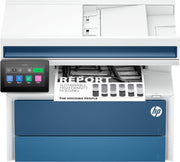 HP - LaserJet Pro MFP 4112dw Wireless Black & White All-in-One Laser Printer, Scan, Copy, Fax, 2-Sided Printing, AI-Enabled - White