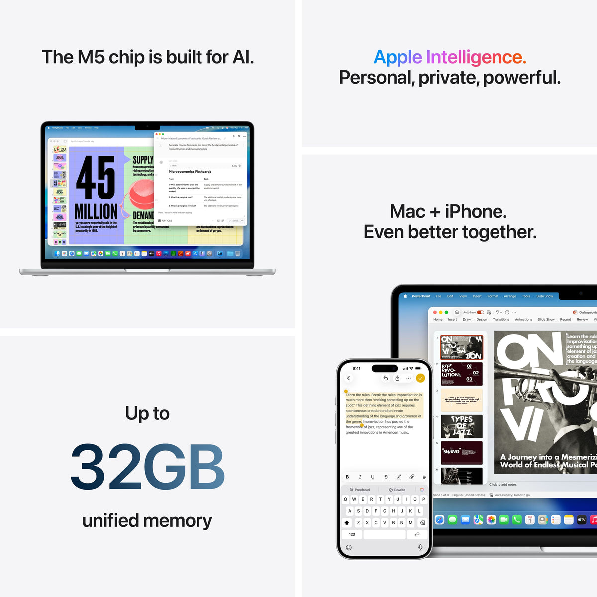 Apple - Refurbished MacBook Air 15-inch Laptop - M5 chip with 10-core CPU and 10-core GPU - 16GB Memory - 512GB SSD - Silver
