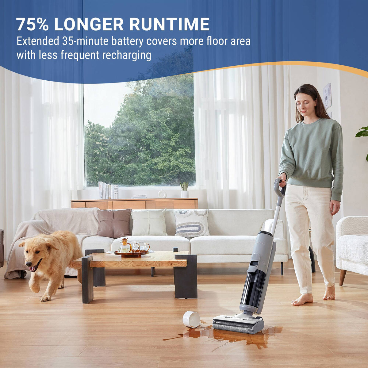 Tineco - GO XL Cordless Floor Washer - Gray