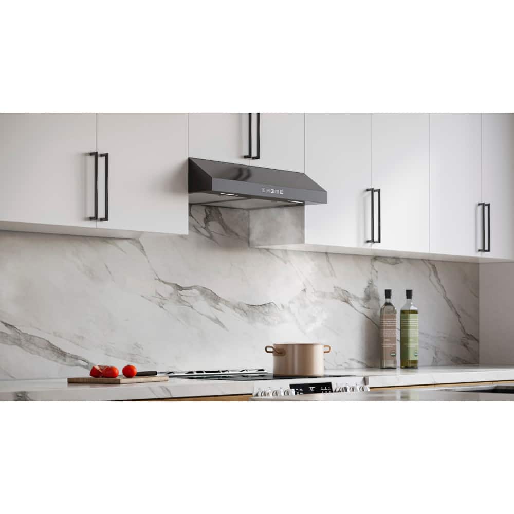 Broan - 36 inches - Convertible - Under cabinet Range Hood - Black