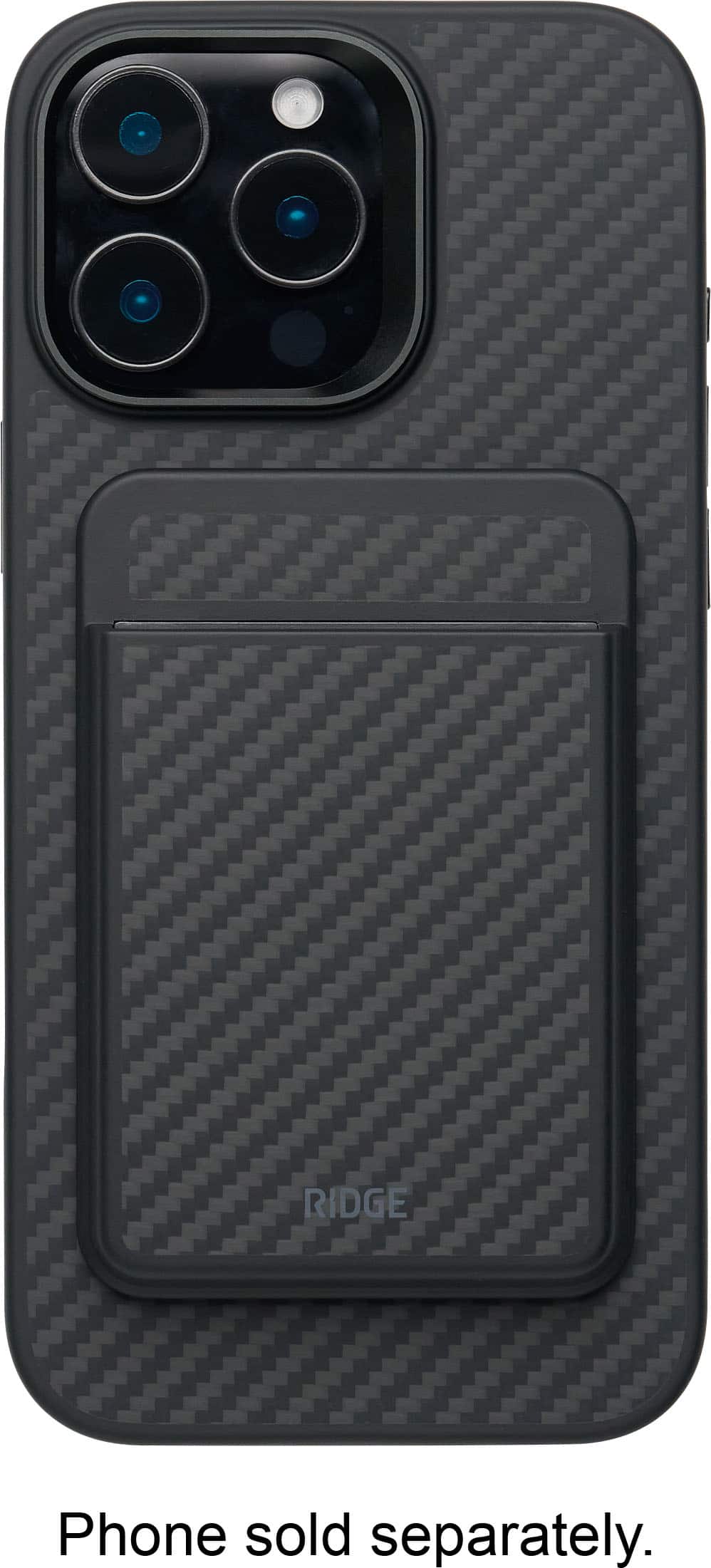 The Ridge Wallet - MagSafe Cardholder - Carbon Fiber 3K