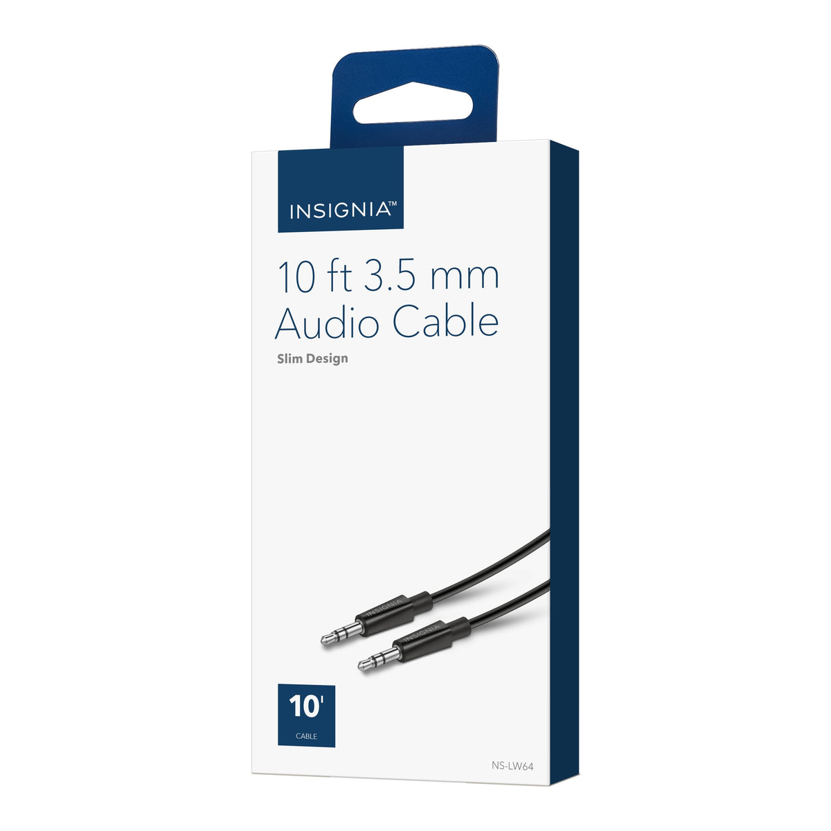 Insignia™ - 10' 3.5mm Audio Cable - Black