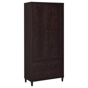 Nestor - 2 Drawer Tall Accent Cabinet With 2 Doors - Rustic