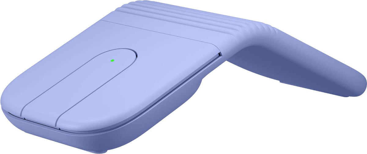 Logitech - Mobi Fold Ultra-Portable Travel Bluetooth Mouse with Touch Scroll and Quiet Clicks - Wireless - Lilac