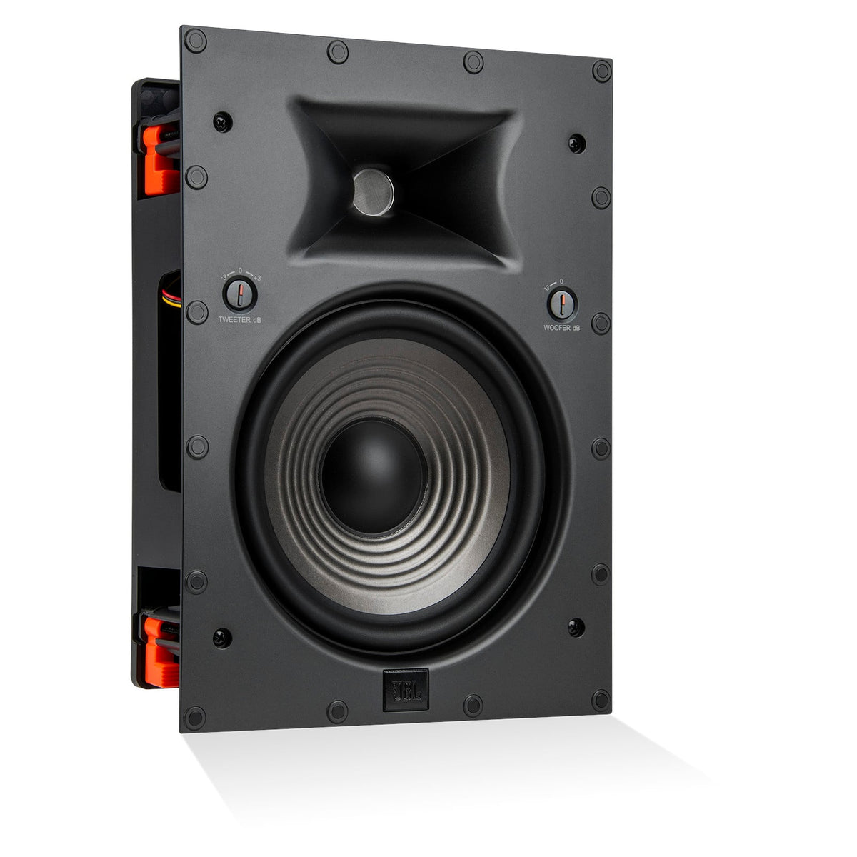 JBL - Studio 6 8" 2-Way In-Wall Speaker with Compression Tweeter - Black