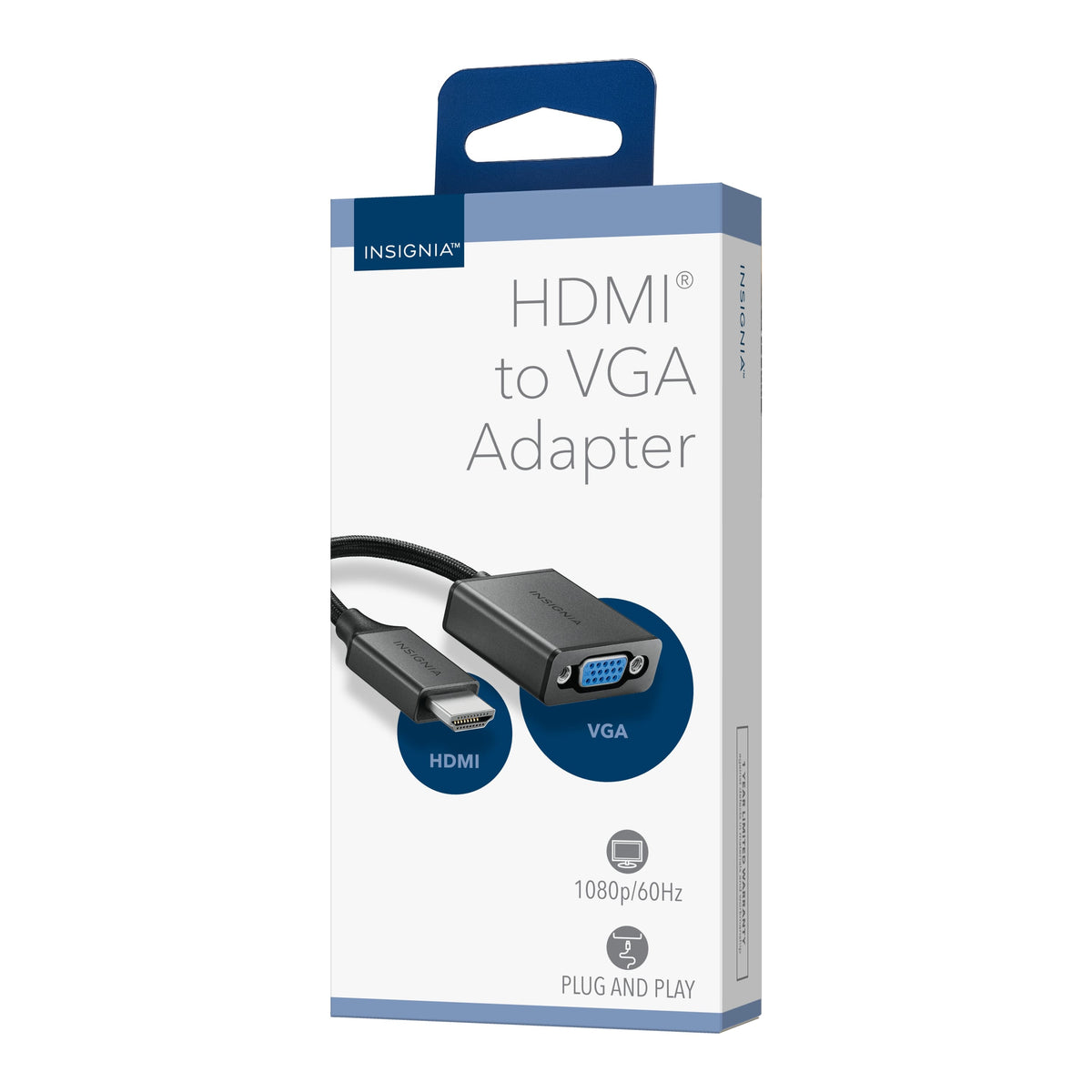 Insignia™ - HDMI to VGA Adapter - Cool gray