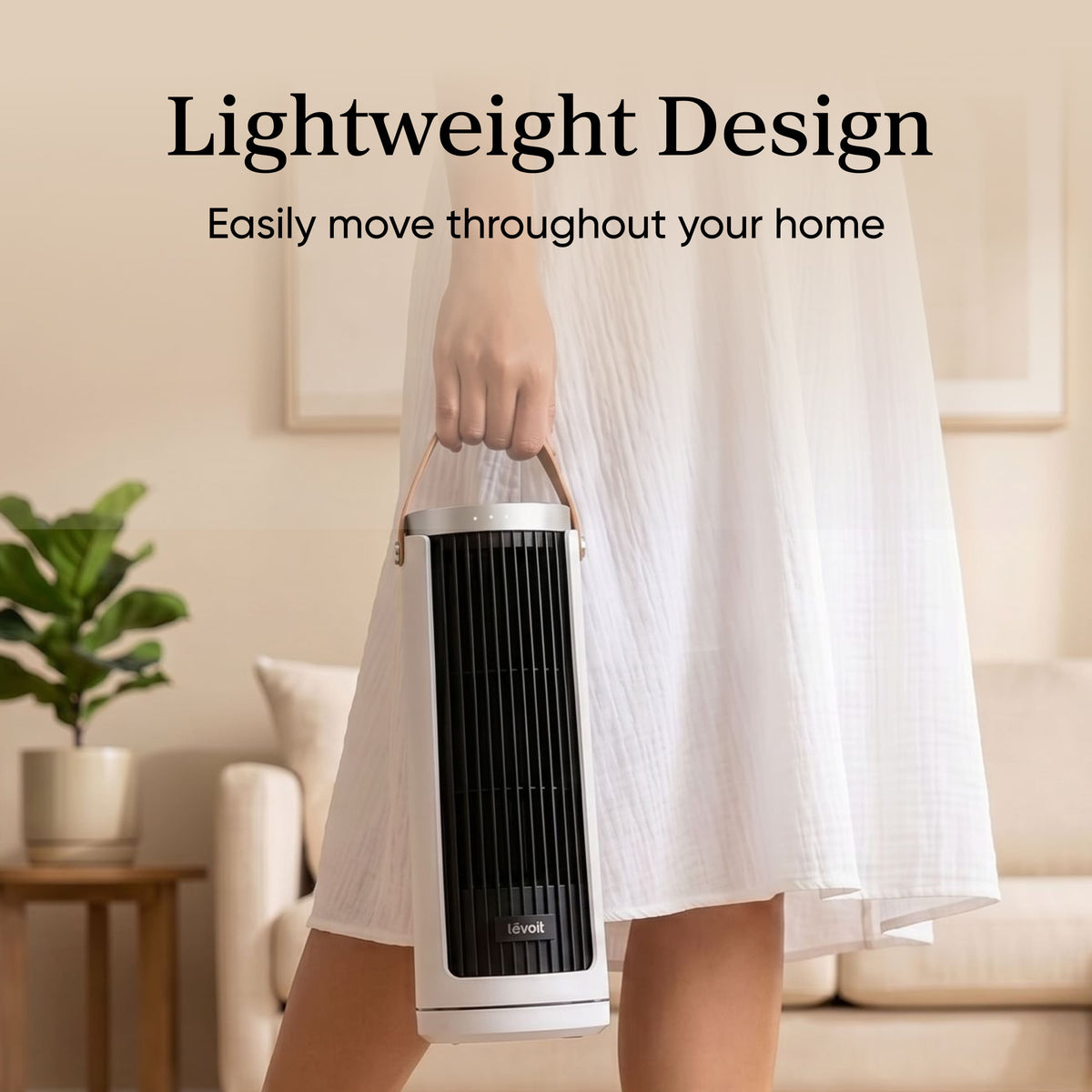 Levoit - Mini Windi Tower Fan - White