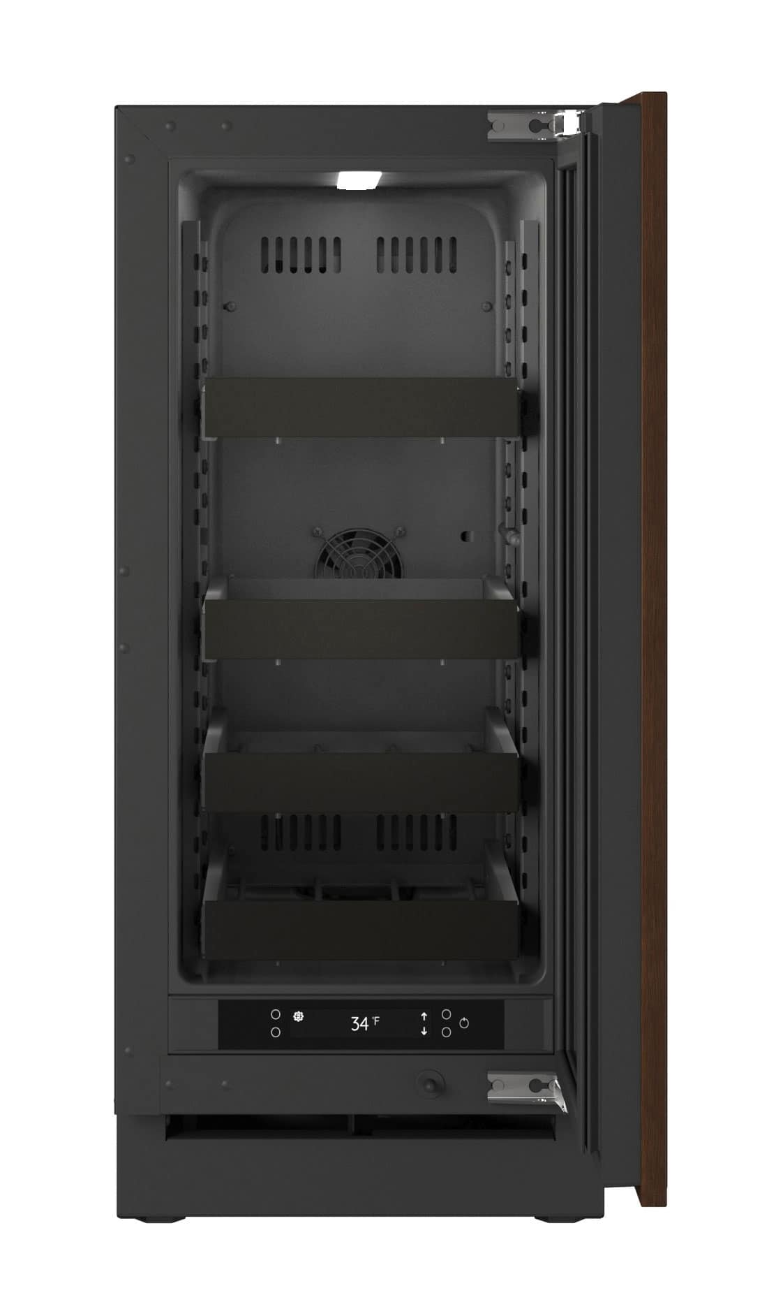 U-Line - 15"W. 2.8Cu.Ft. Built-In Beverage Center - Panel Ready Frame/Glass - Integrated Frame