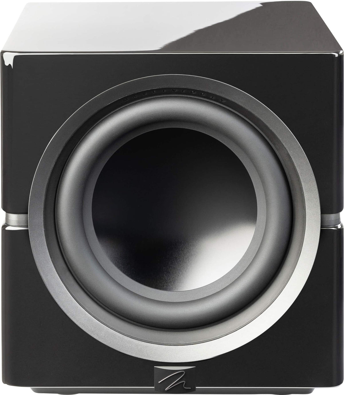 MartinLogan - Dynamo 12, 12” Sealed, Powered Subwoofer, with Magnitude MT-1.6kW Amplifier, Sub Control App, and Wireless Built-In - Gloss Black