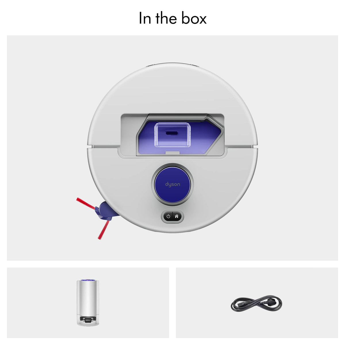 Dyson - r1 Nurovi Dry Robot Vacuum - Silver/Vinca Blue