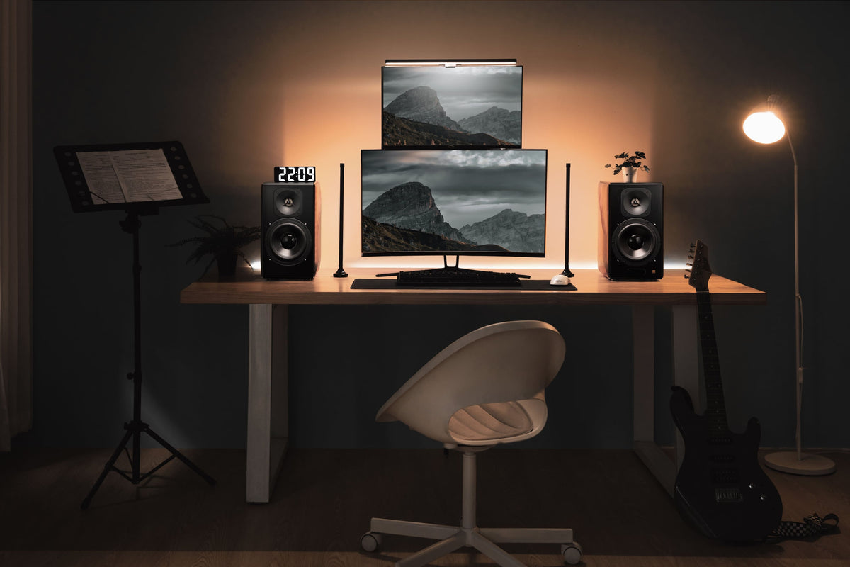 Edifier - S3000MKII Audiophile Hi-Fi/Hi Res Active Bookshelf 2.0 Speakers, Computer Speakers - 256W - Bluetooth 5.0 HD - Brown