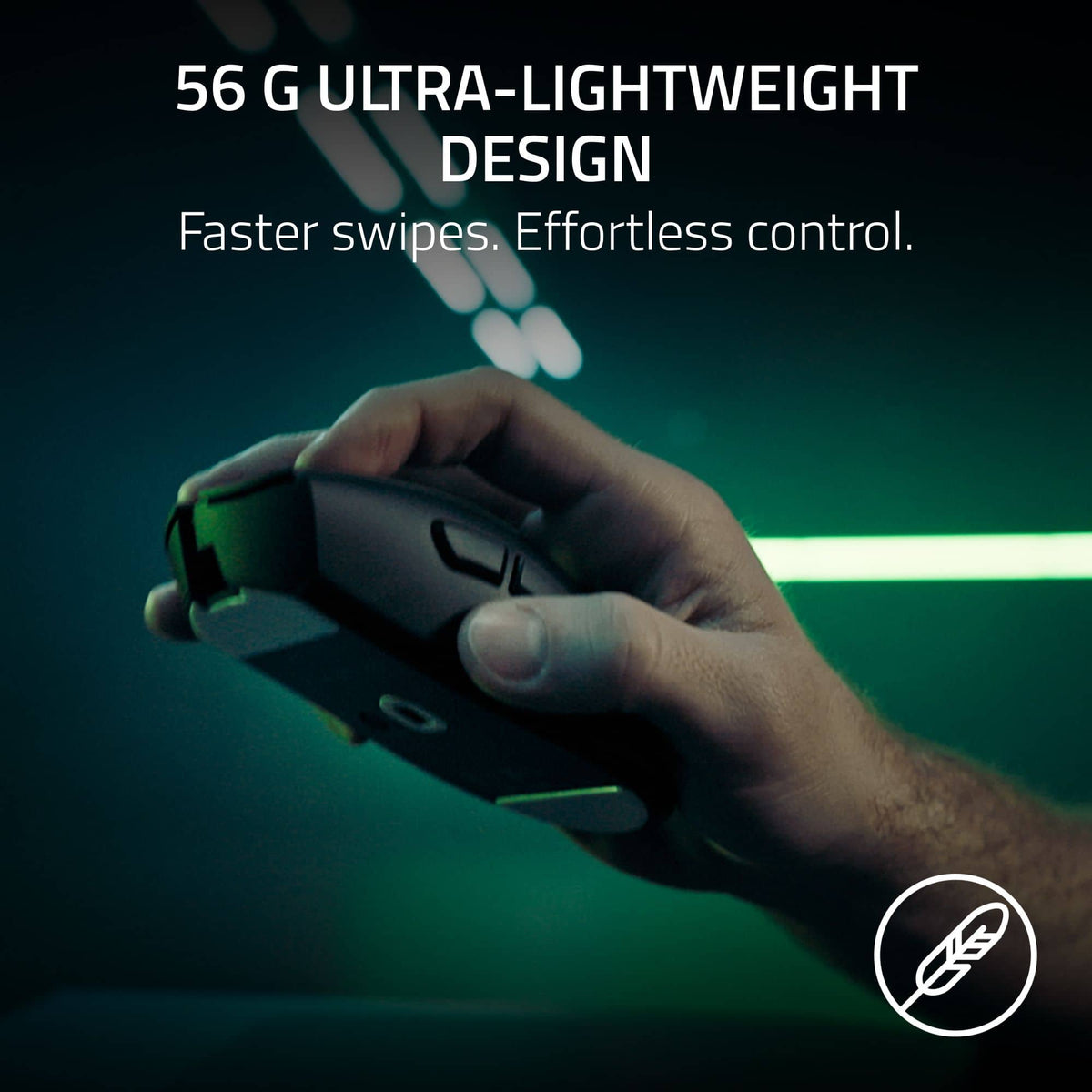 Razer - DeathAdder V4 Pro Lightweight Optical Gaming Mouse with 150 Hour Battery - Wireless - Black