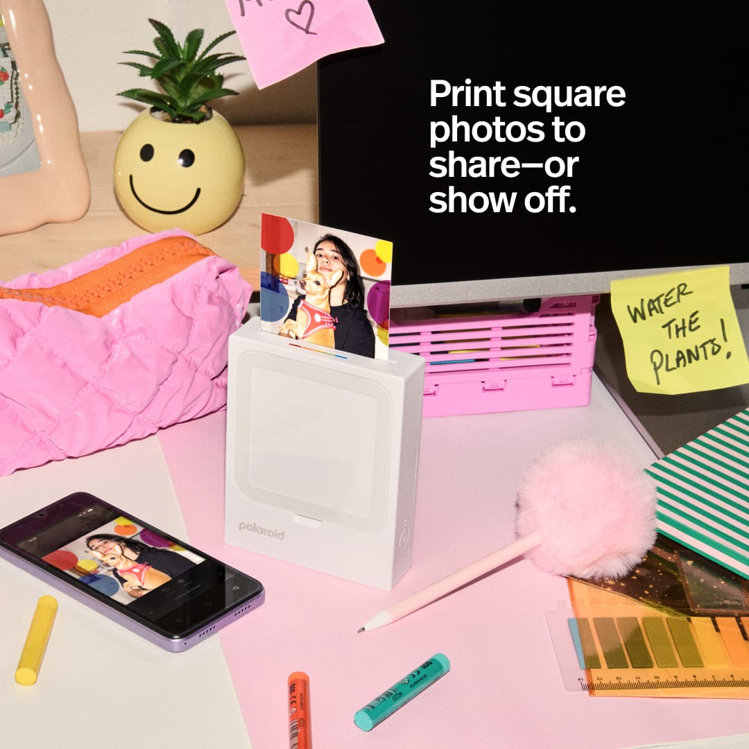 Polaroid - Hi-Print 3x3 Pocket Photo Printer - +10 Sheets - White