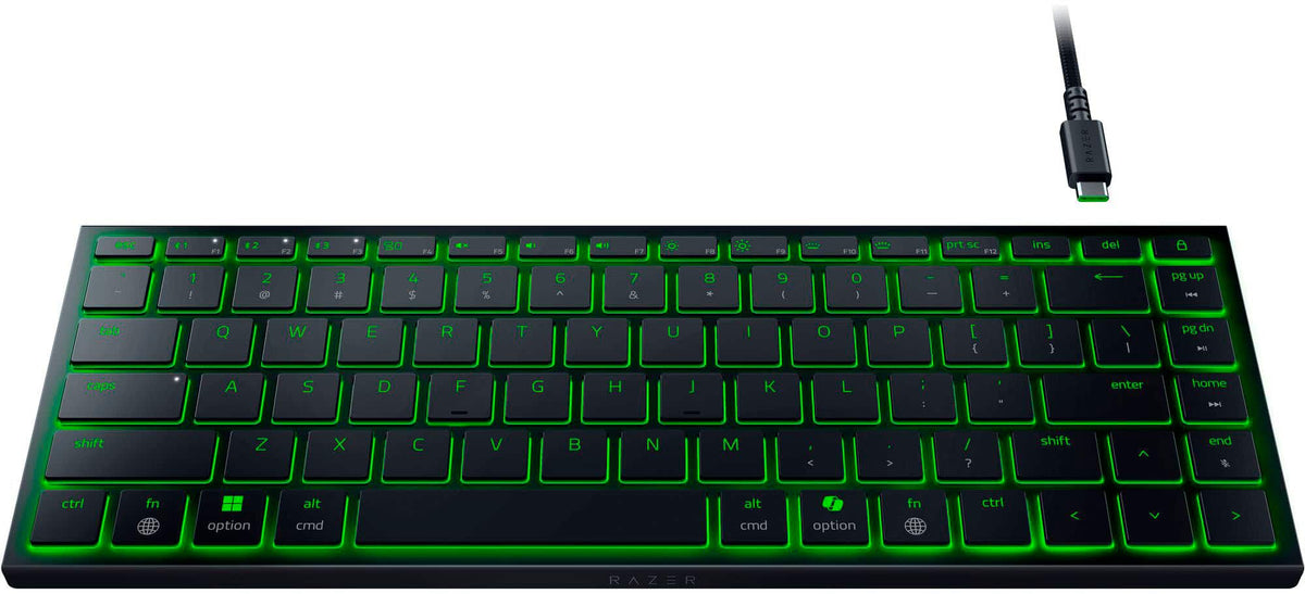 Razer - Joro Portable 75% Wireless Scissor Low-Profile Gaming Keyboard for PC and Mac with Chroma RGB Backlighting - Black