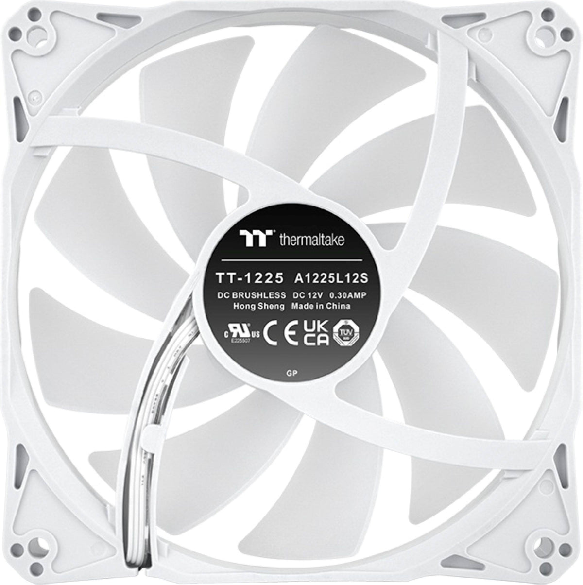Thermaltake - LE120 ARGB Sync 120mm PWM Computer Case Cooling Fan (3-Pack) - Snow