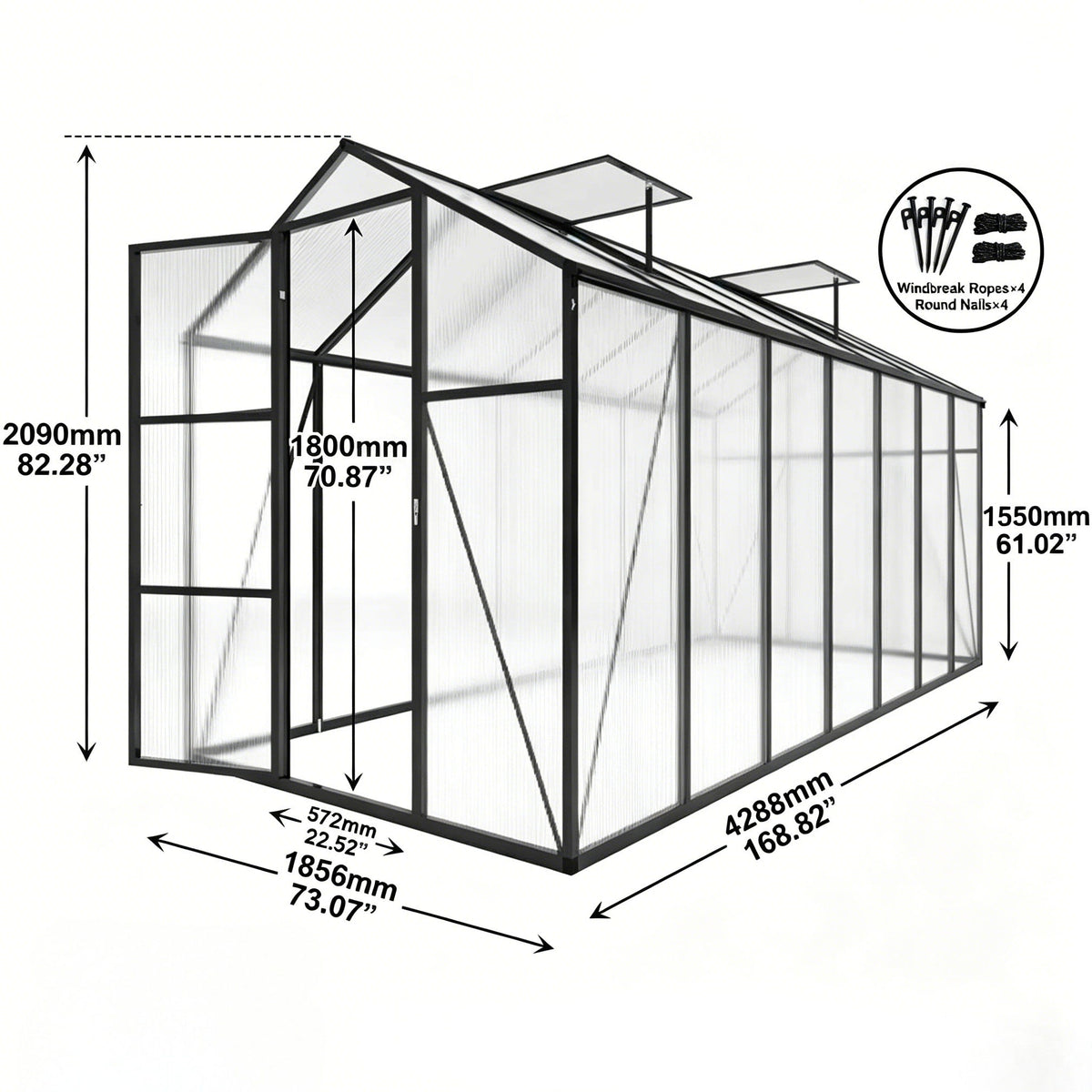 Casa cortavientos elevada con base sobreelevada