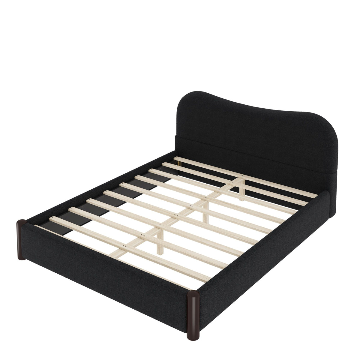 Base de cama tapizada con plataforma Comfort