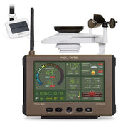 AcuRite - Optimus WiFi Weather Station with HD Digital Display, Solar Powered Sensor & Mobile App for Remote Monitoring - Gray