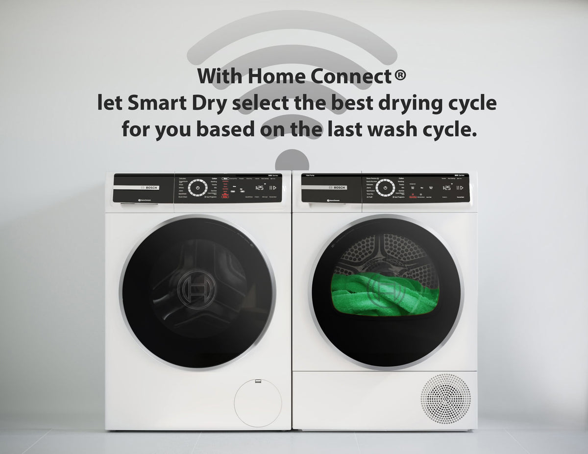 Bosch - 500 Series 2.4 Cu. Ft. High-Efficiency Stackable Smart Front Load Washer with 4D Wash System - White