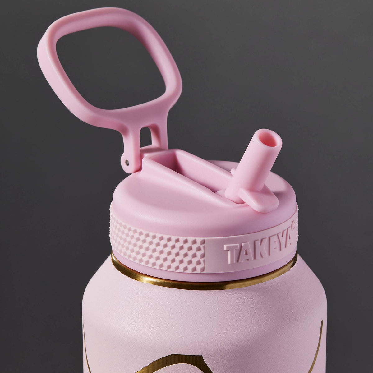 Takeya - Kintsugi 32-oz. Leakproof Water Bottle with Straw Lid - Rose