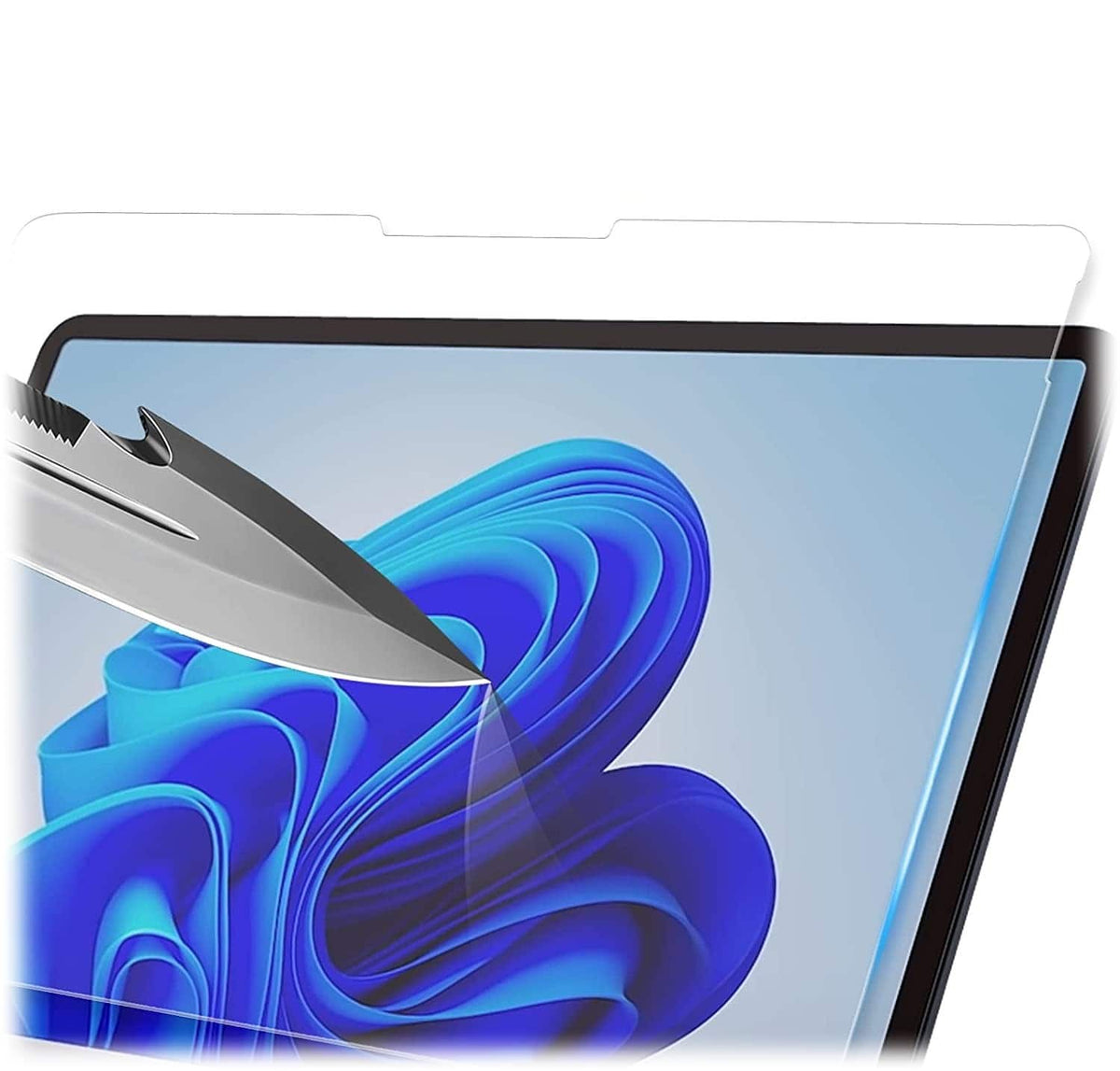 SaharaCase - Tempered Glass Screen Protector for Microsoft Surface Pro X and Surface Pro 8 - Clear