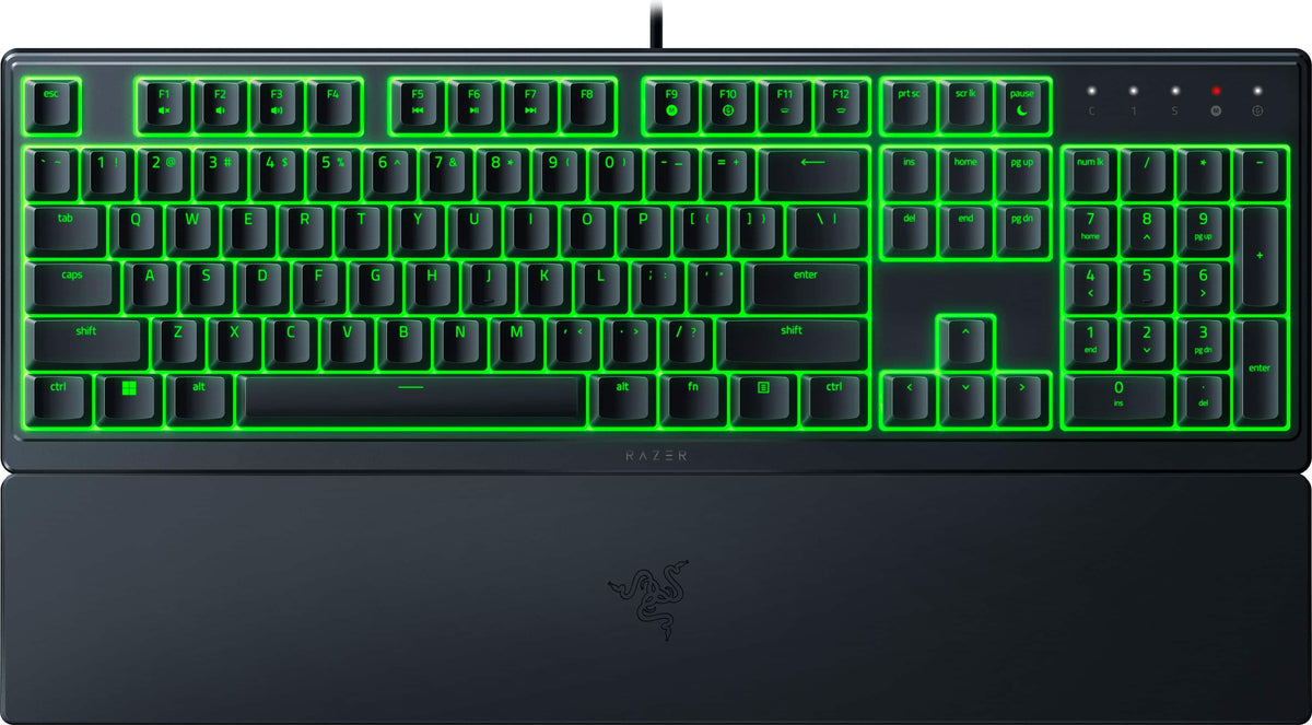 Razer - Ornata V3 X Full-Size Wired Membrane Gaming Keyboard with Chroma RGB Backlighting - Black