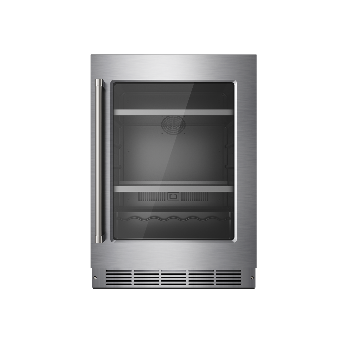 Thor Kitchen - 5.2 Cu Ft Built In Mini Fridge 113 Can Undercounter Beverage Cooler - Stainless Steel