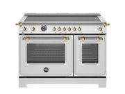 Bertazzoni - 48" Heritage Series Induction Range - /Gold - Stainless Steel