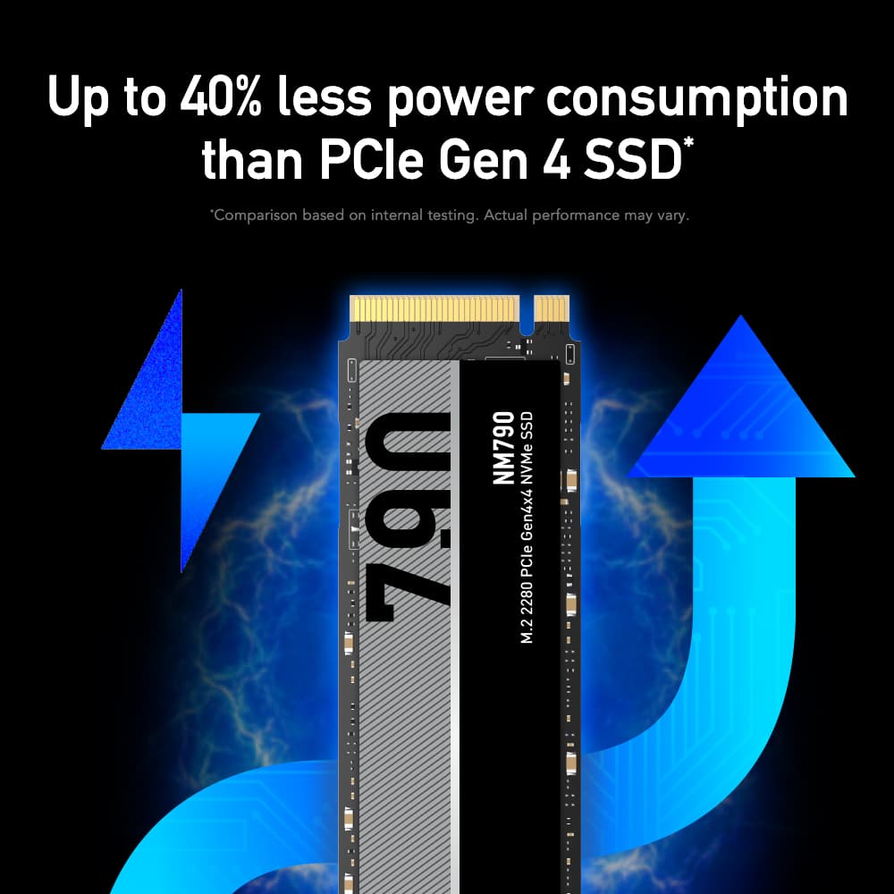1TB Lexar NM790 M.2 2280 PCle Gen4x4 NVMe SSD