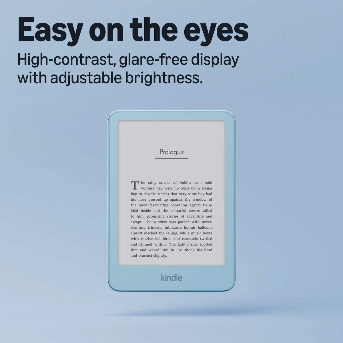 Amazon - Kindle 32GB (newest model), Thinner, new aluminum design, 6" display, No ads - 2026 - Alpine Sky
