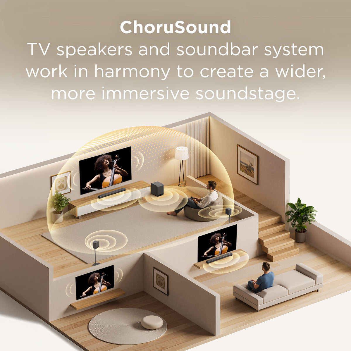 TCL - S-Class S65K 5.1 Channel Dolby Atmos Soundbar with Wireless Subwoofer (2026) - Charcoal