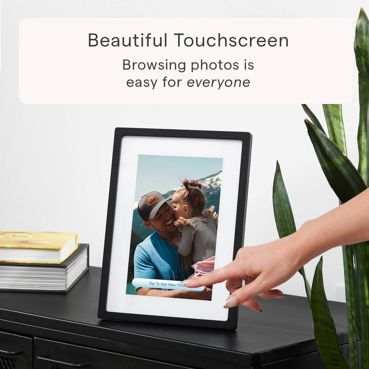 Skylight - 10" Wifi Digital Picture Frame - Black
