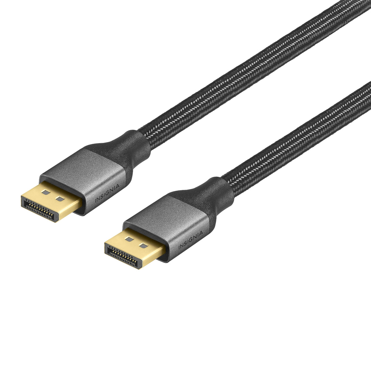 Insignia™ - 6-Foot 16K DisplayPort Cable - Black