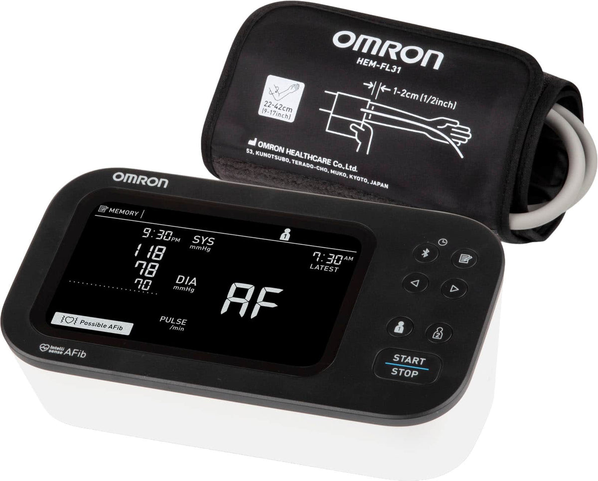 Omron - 10 Series Upper Arm Blood Pressure Monitor - Black